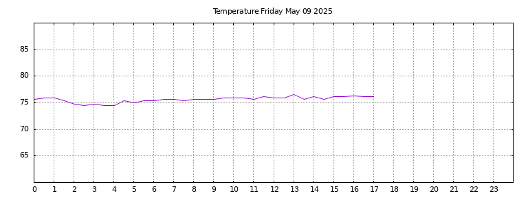 [Temperature today graph]