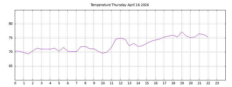 [Temperature today graph]