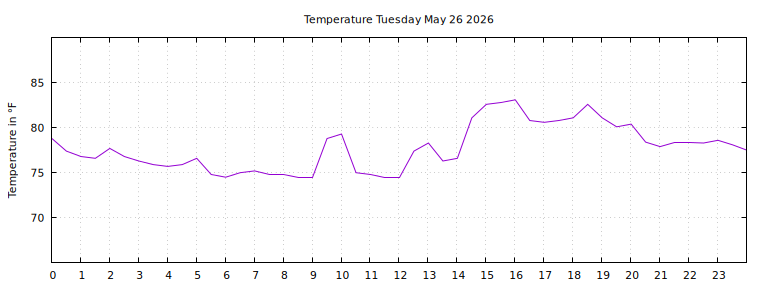 [Temperature today graph]