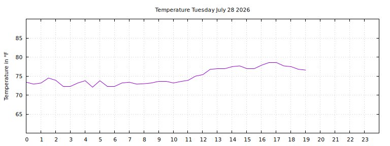 [Temperature today graph]
